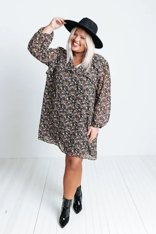 Down Time Floral Dress Curves sold by Impressions