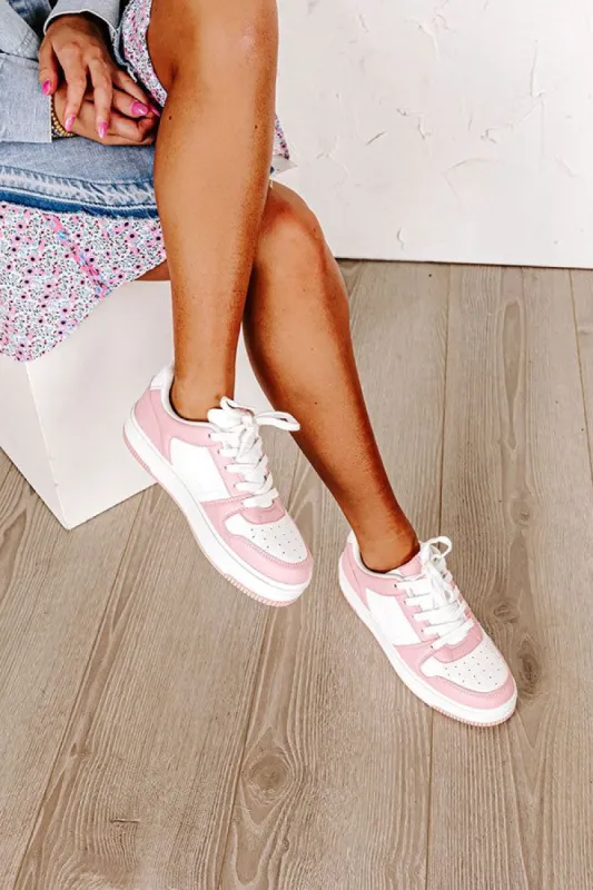 The Adalyn Faux Leather Sneaker sold by Impressions