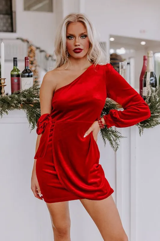 Ethereal Elegance Velvet Mini Dress sold by Impressions