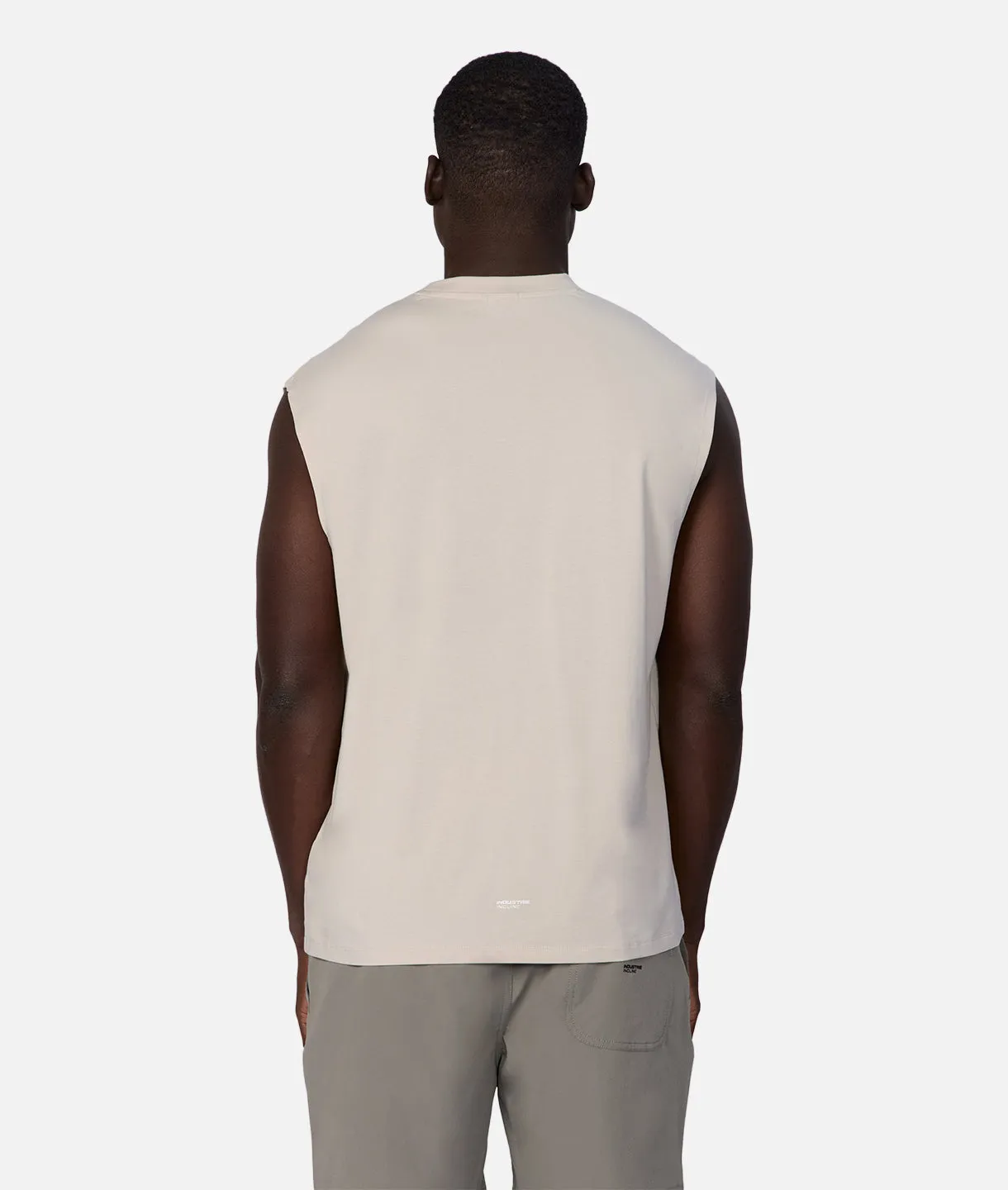 The Freeman Sleeveless Tee - Stone sold by Industrie Clothing product image thumbnail 5