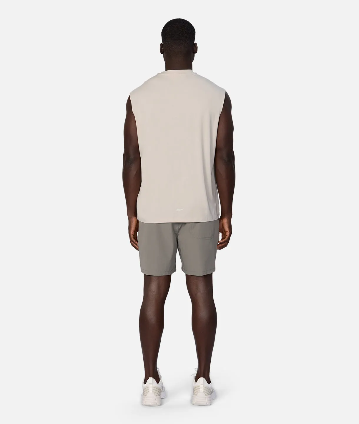 The Freeman Sleeveless Tee - Stone sold by Industrie Clothing product image thumbnail 4
