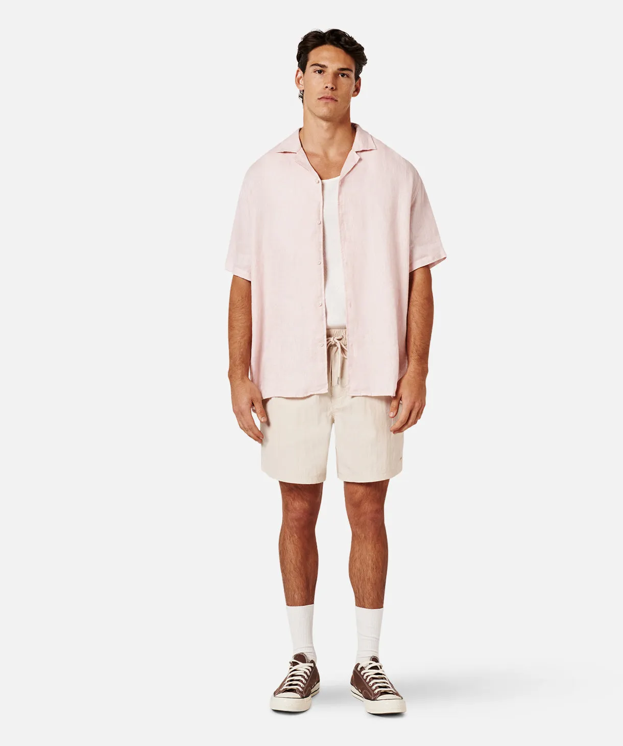 The Del Sur Linen S/s Shirt - YD Rose sold by Industrie Clothing product image thumbnail 2