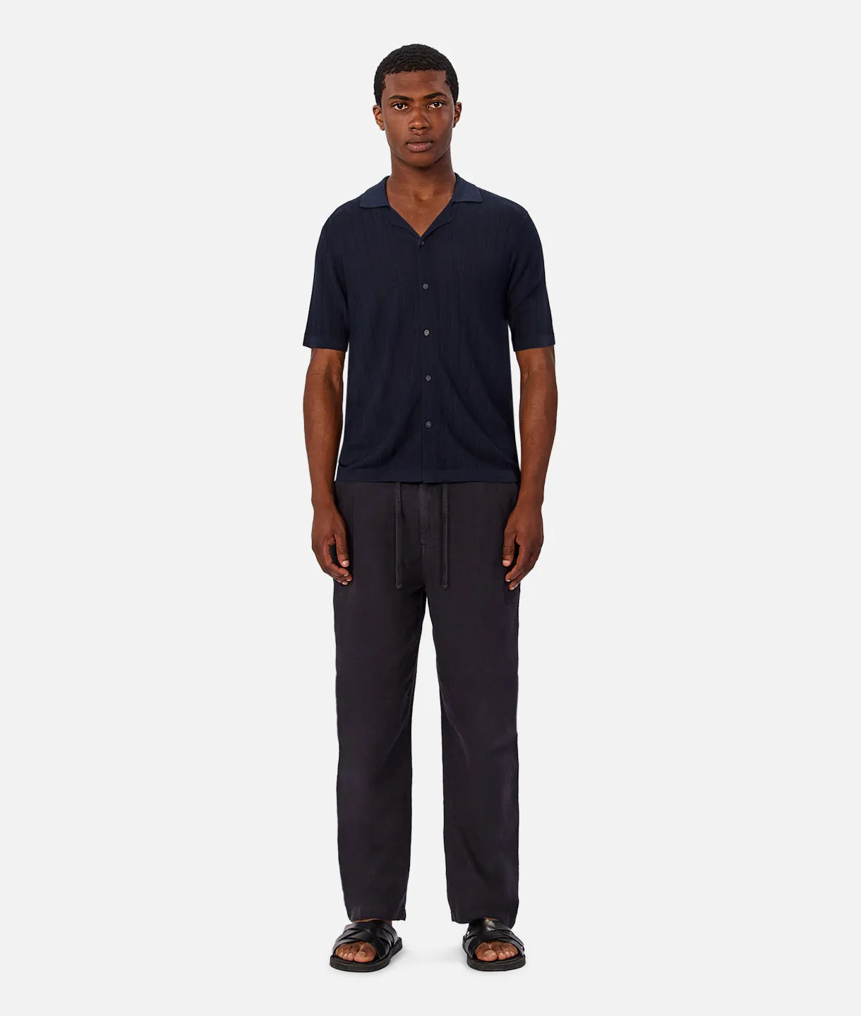 The St Pierre Short Sleeve Shirt - New Navy sold by Industrie Clothing product image thumbnail 5