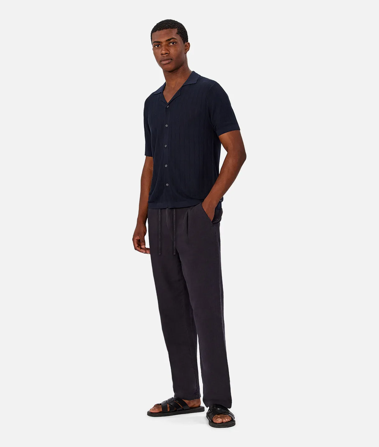 The St Pierre Short Sleeve Shirt - New Navy sold by Industrie Clothing product image thumbnail 2