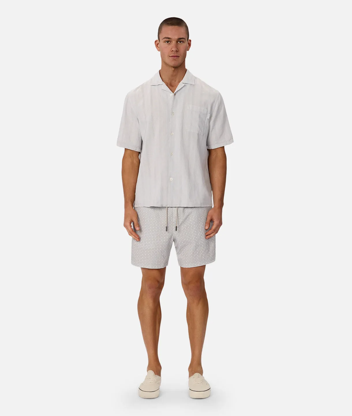 The Andreas Short Sleeve Shirt - Cloud 26 sold by Industrie Clothing product image thumbnail 5