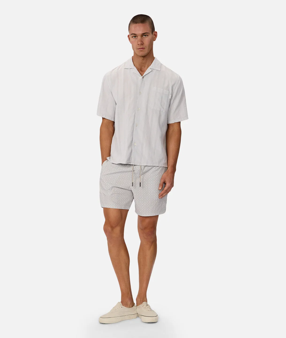 The Andreas Short Sleeve Shirt - Cloud 26 sold by Industrie Clothing product image thumbnail 2