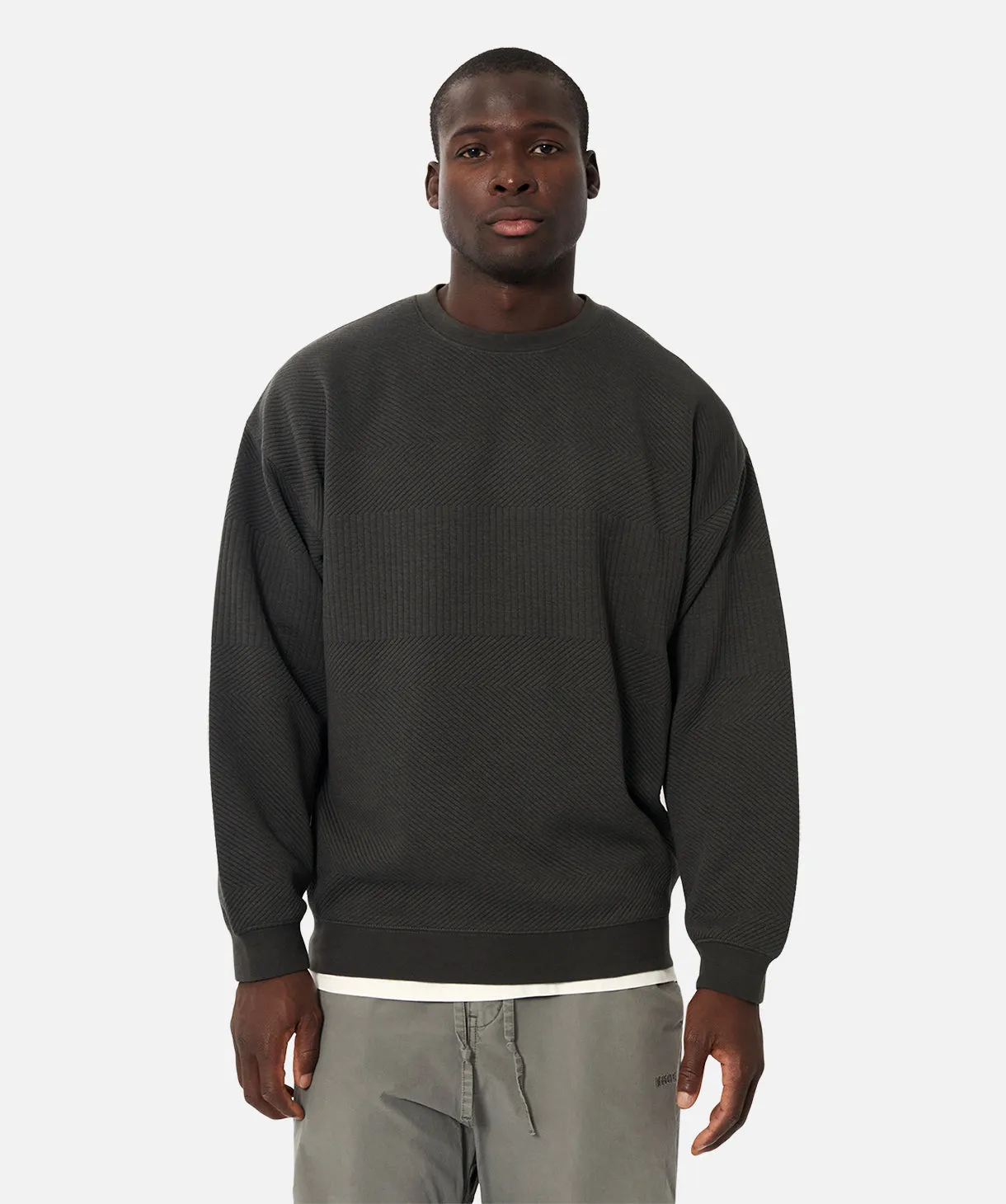 The Robinson Sweat - Dark Khaki sold by Industrie Clothing