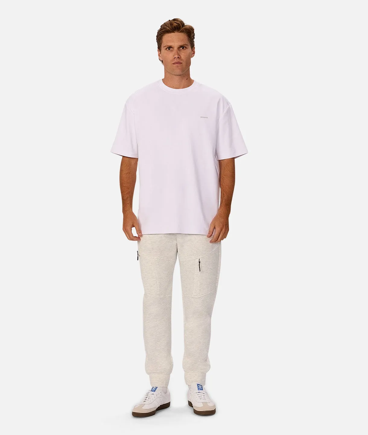 The Tech Armoured Track Pant - Snow Marle sold by Industrie Clothing product image thumbnail 2