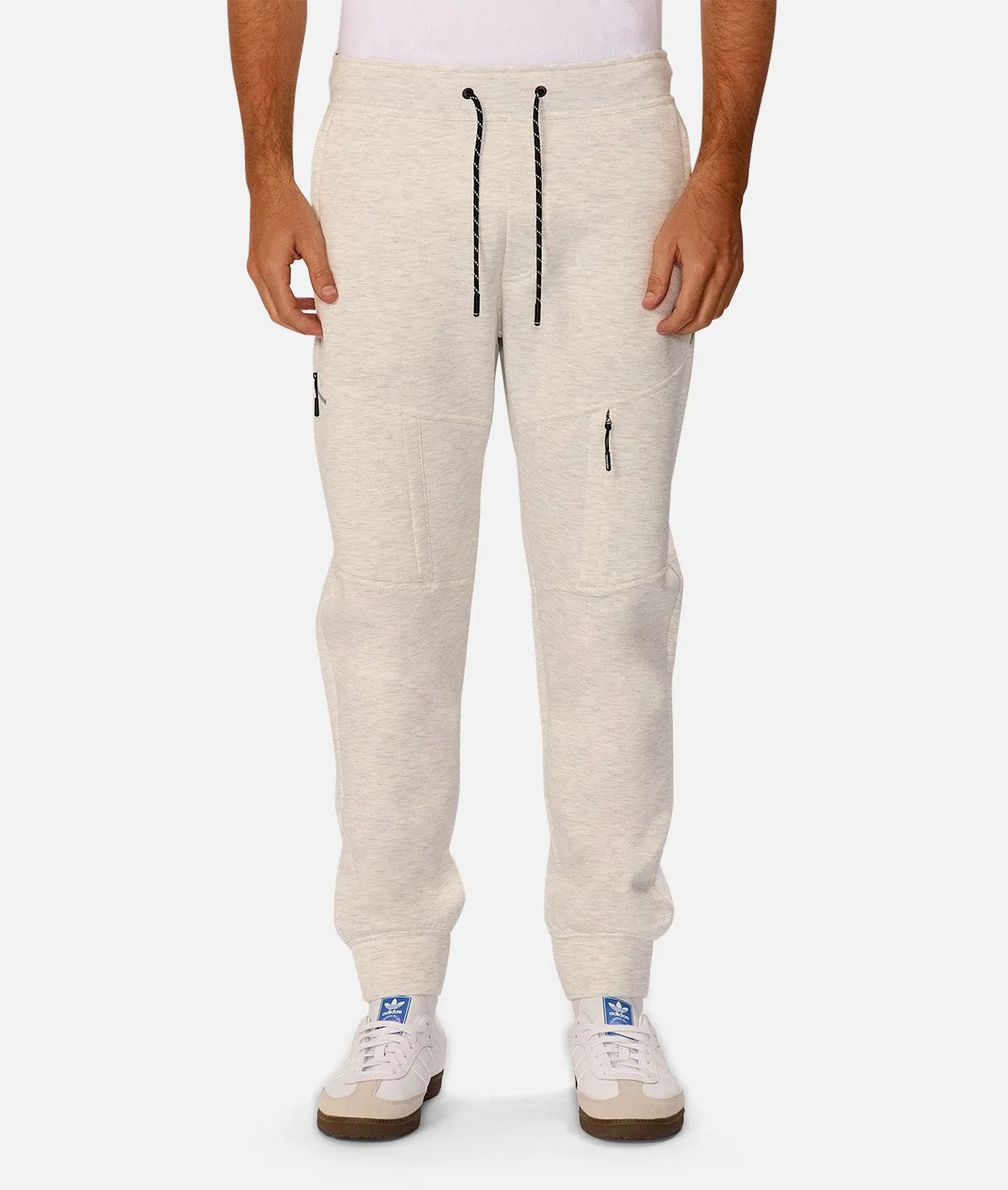 The Tech Armoured Track Pant - Snow Marle sold by Industrie Clothing