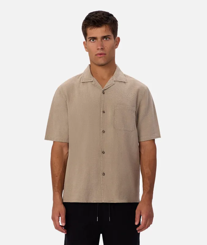 The Ecuador Short Sleeve Shirt - Taragon sold by Industrie Clothing