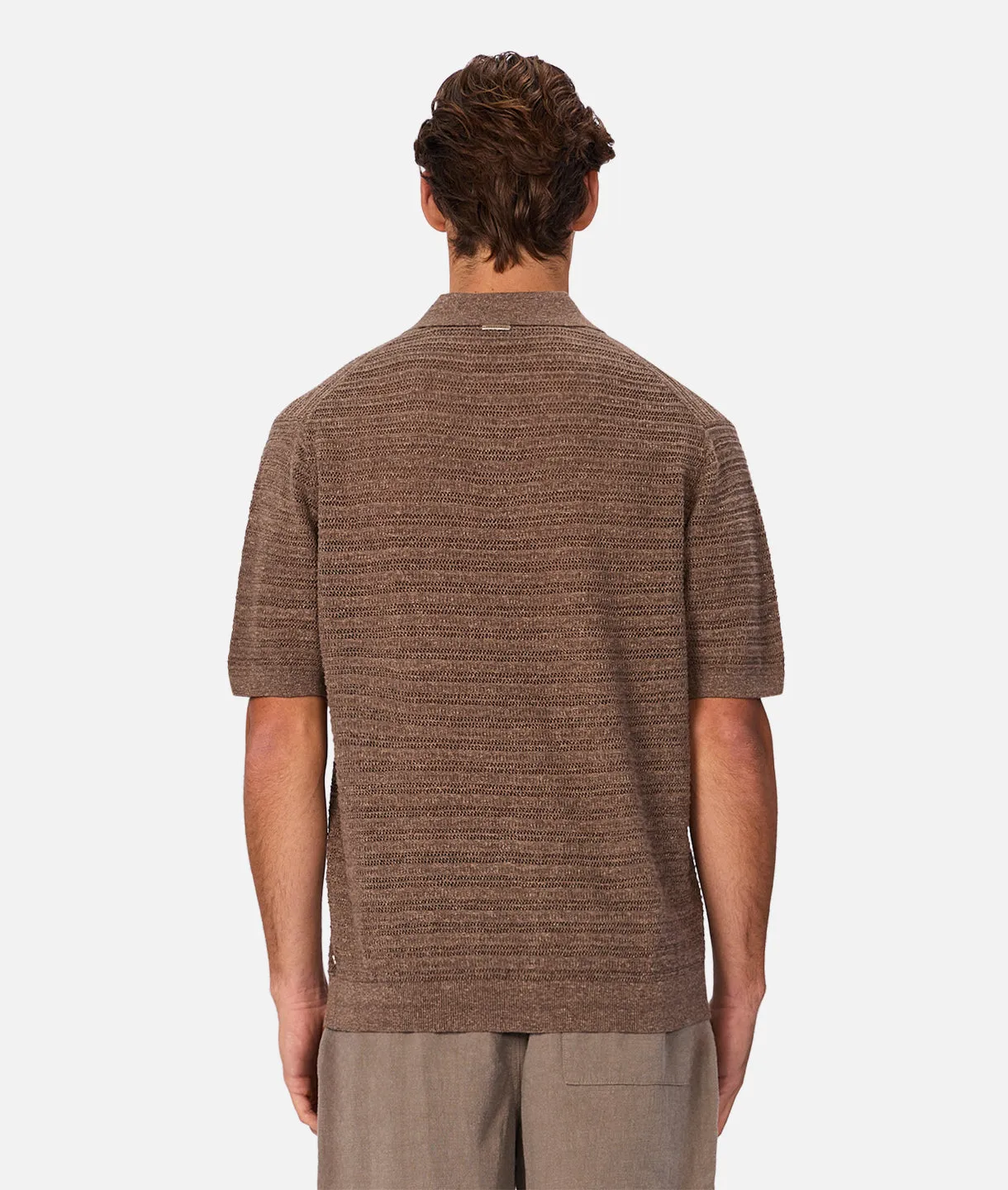 The Bologna Polo - Wood Melange sold by Industrie Clothing product image thumbnail 5