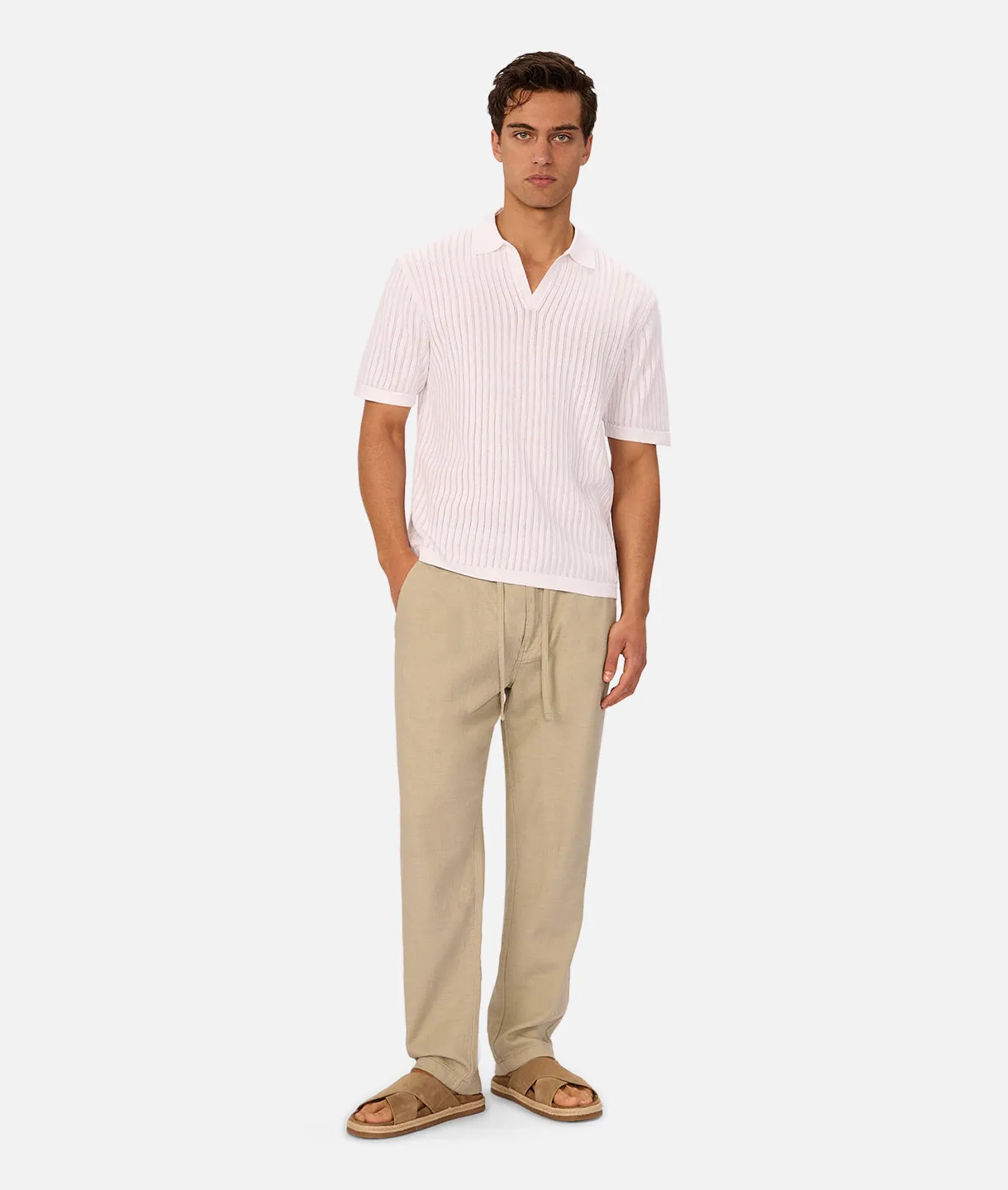 The Poolside Polo - Winter White sold by Industrie Clothing product image thumbnail 2