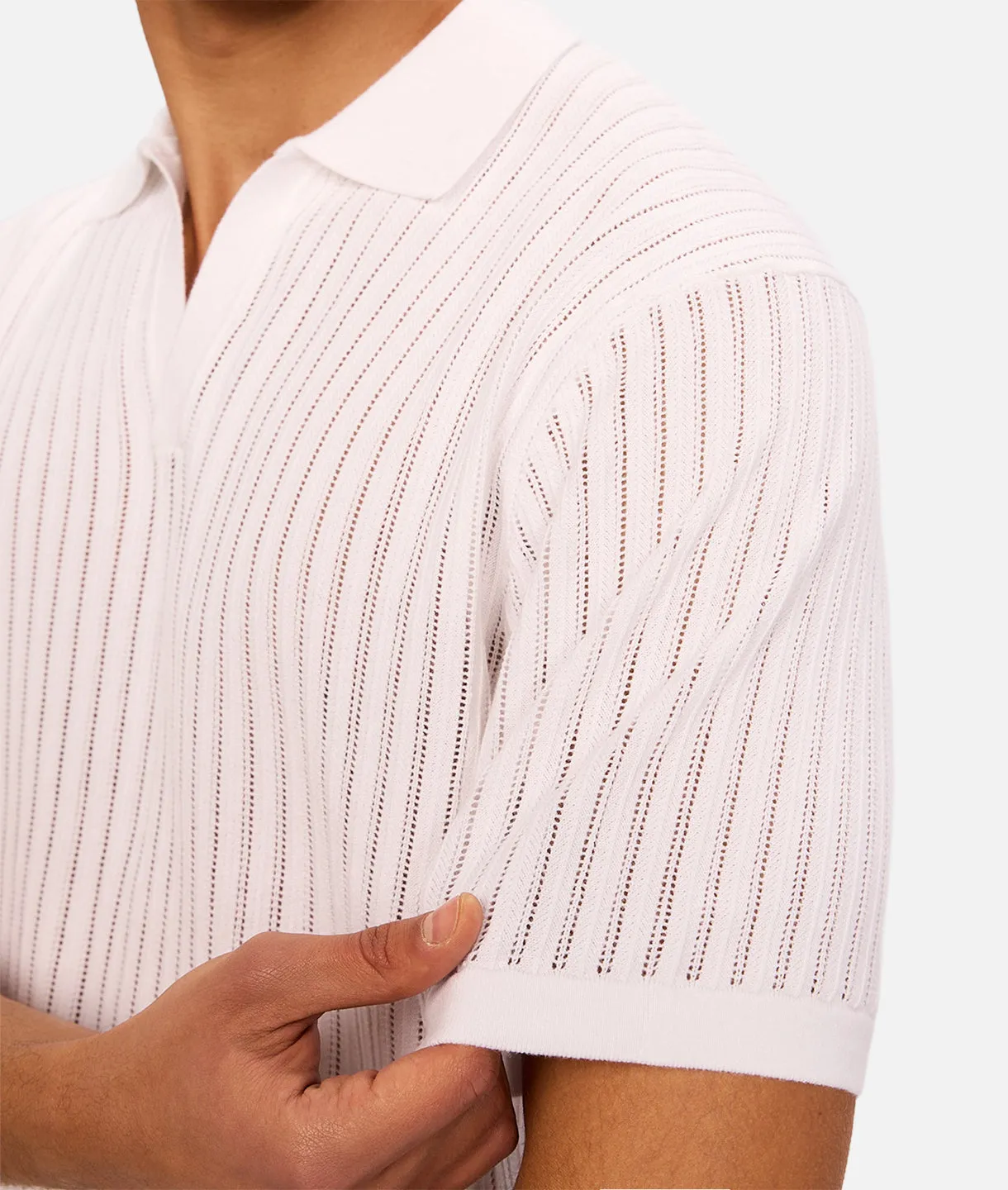 The Poolside Polo - Winter White sold by Industrie Clothing product image thumbnail 3
