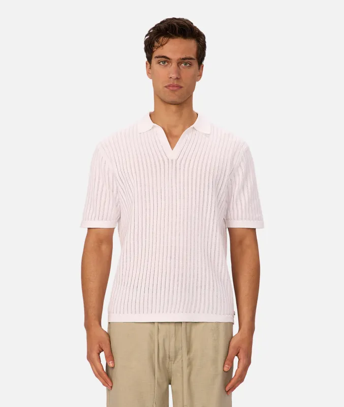 The Poolside Polo - Winter White sold by Industrie Clothing