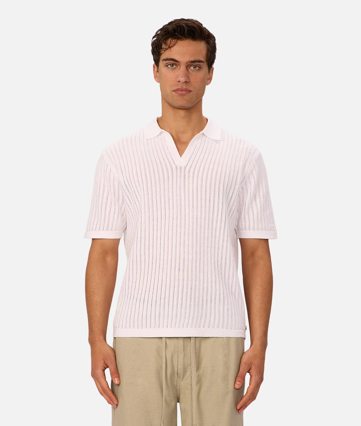 The Poolside Polo - Winter White sold by Industrie Clothing
