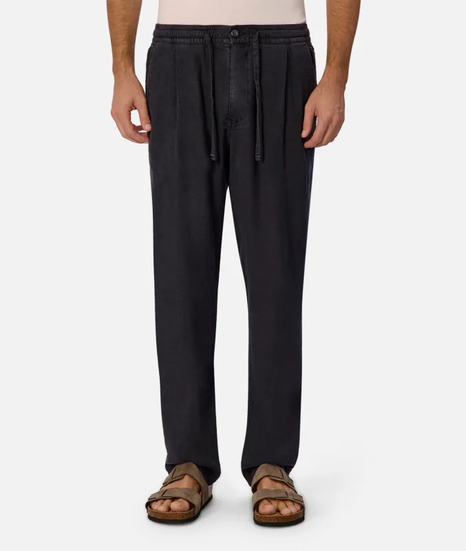 The New Capri Linen Pant - OD Navy sold by Industrie Clothing