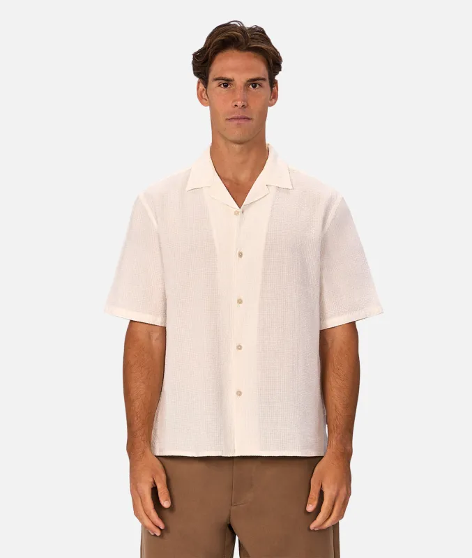 The Ecuador Short Sleeve Shirt - Shell made by Industrie Clothing