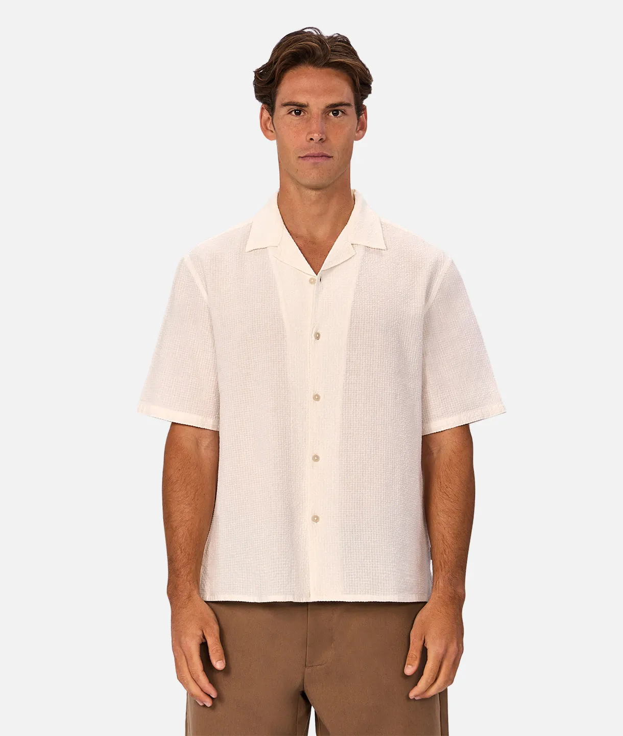 The Ecuador Short Sleeve Shirt - Shell sold by Industrie Clothing