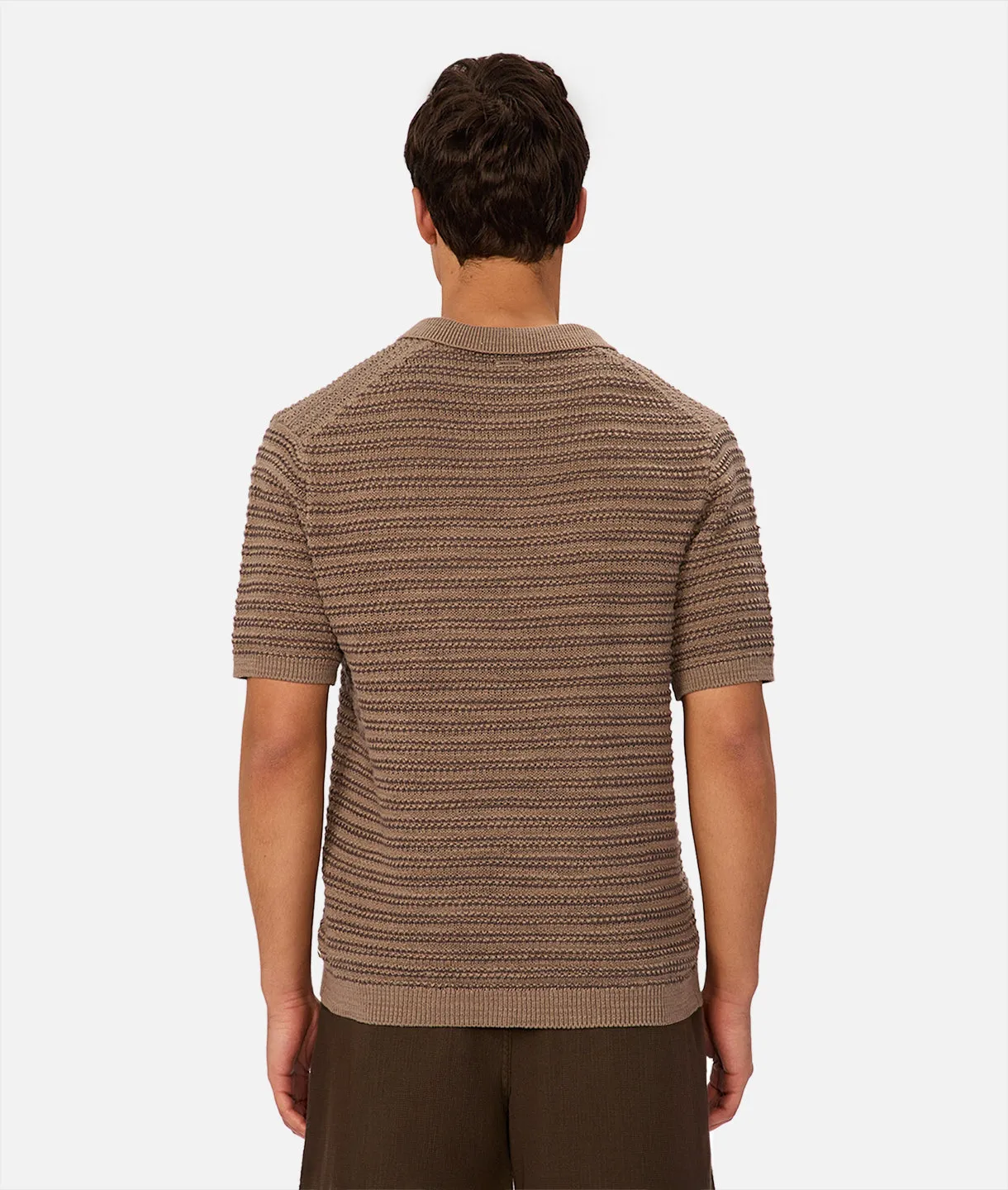 The Matera Polo - Mocha/Dark Brown sold by Industrie Clothing product image thumbnail 5