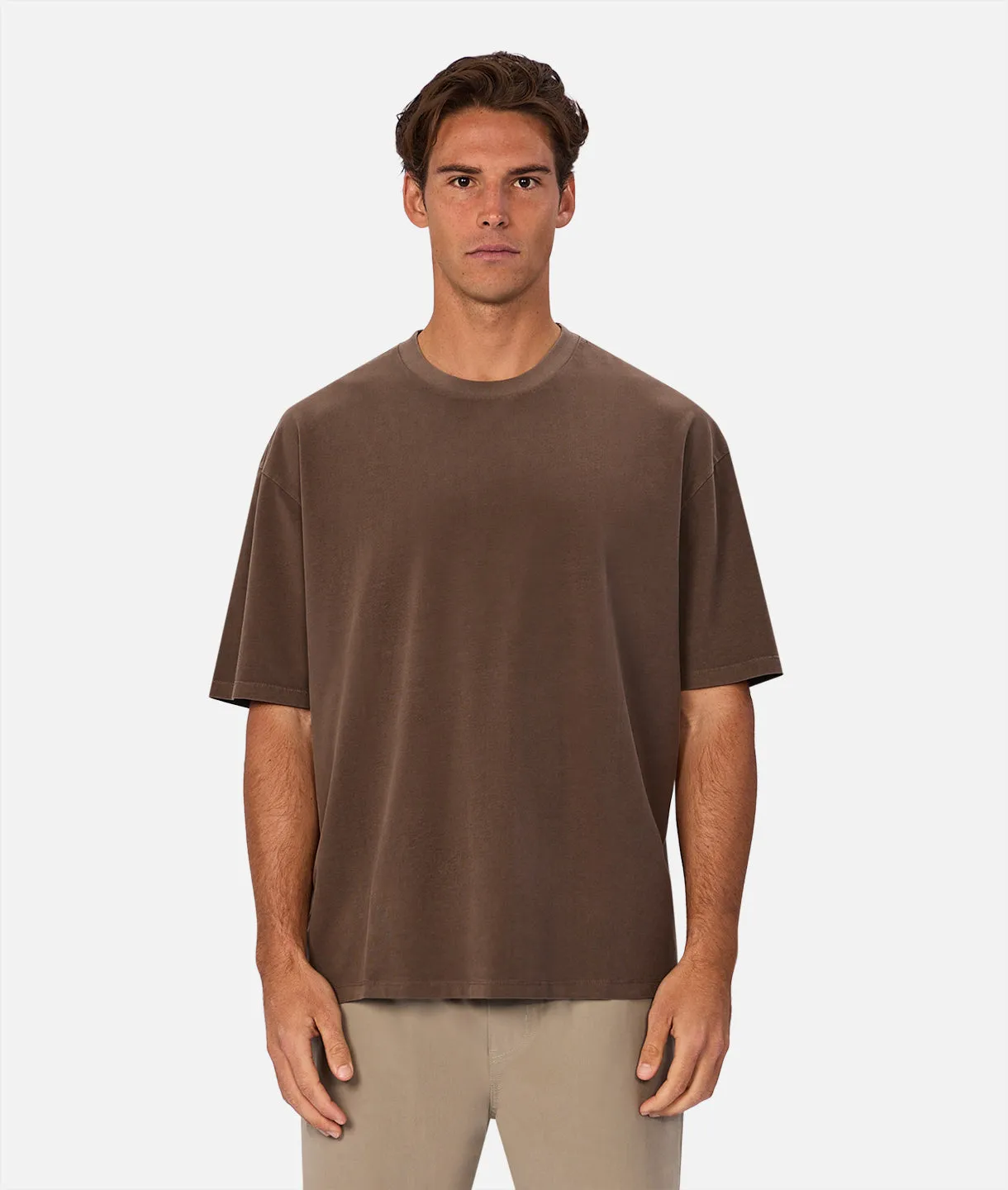 The Kosta Tee - Mocha 25 sold by Industrie Clothing