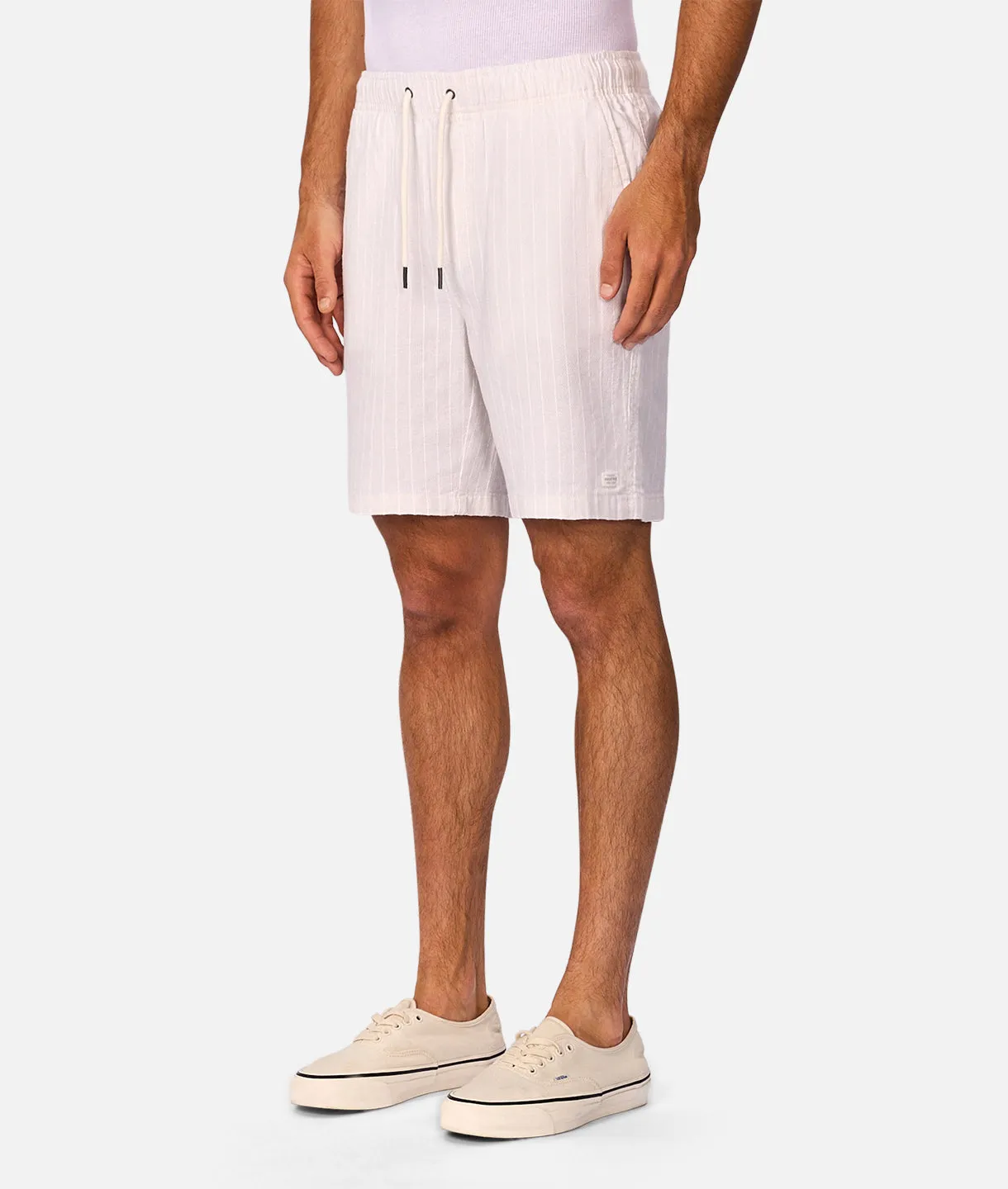 The La Brava Linen Blend Short - Duck Egg/White sold by Industrie Clothing product image thumbnail 3