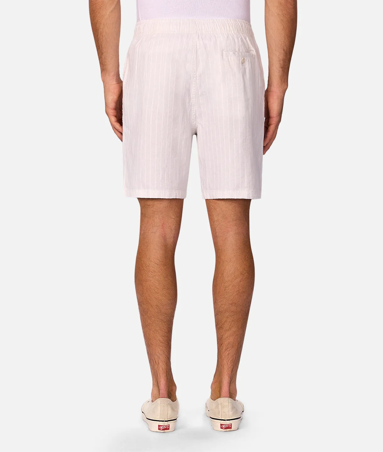 The La Brava Linen Blend Short - Duck Egg/White sold by Industrie Clothing product image thumbnail 4