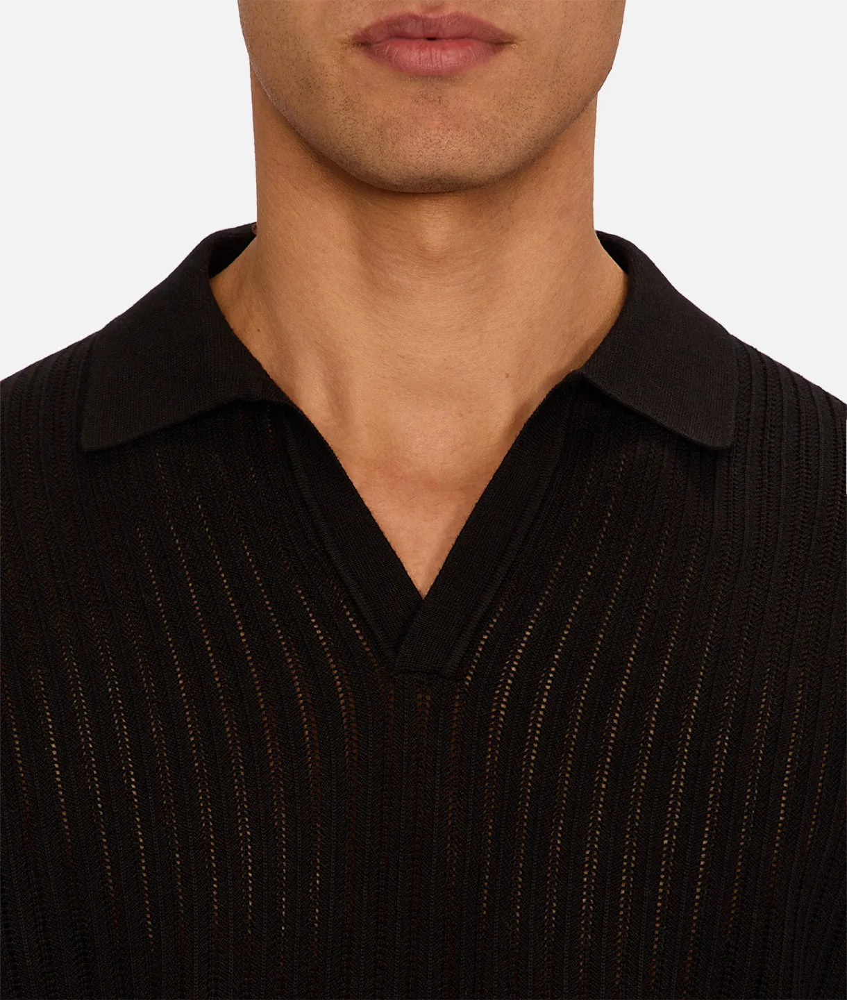 The Poolside Polo - Black sold by Industrie Clothing product image thumbnail 5