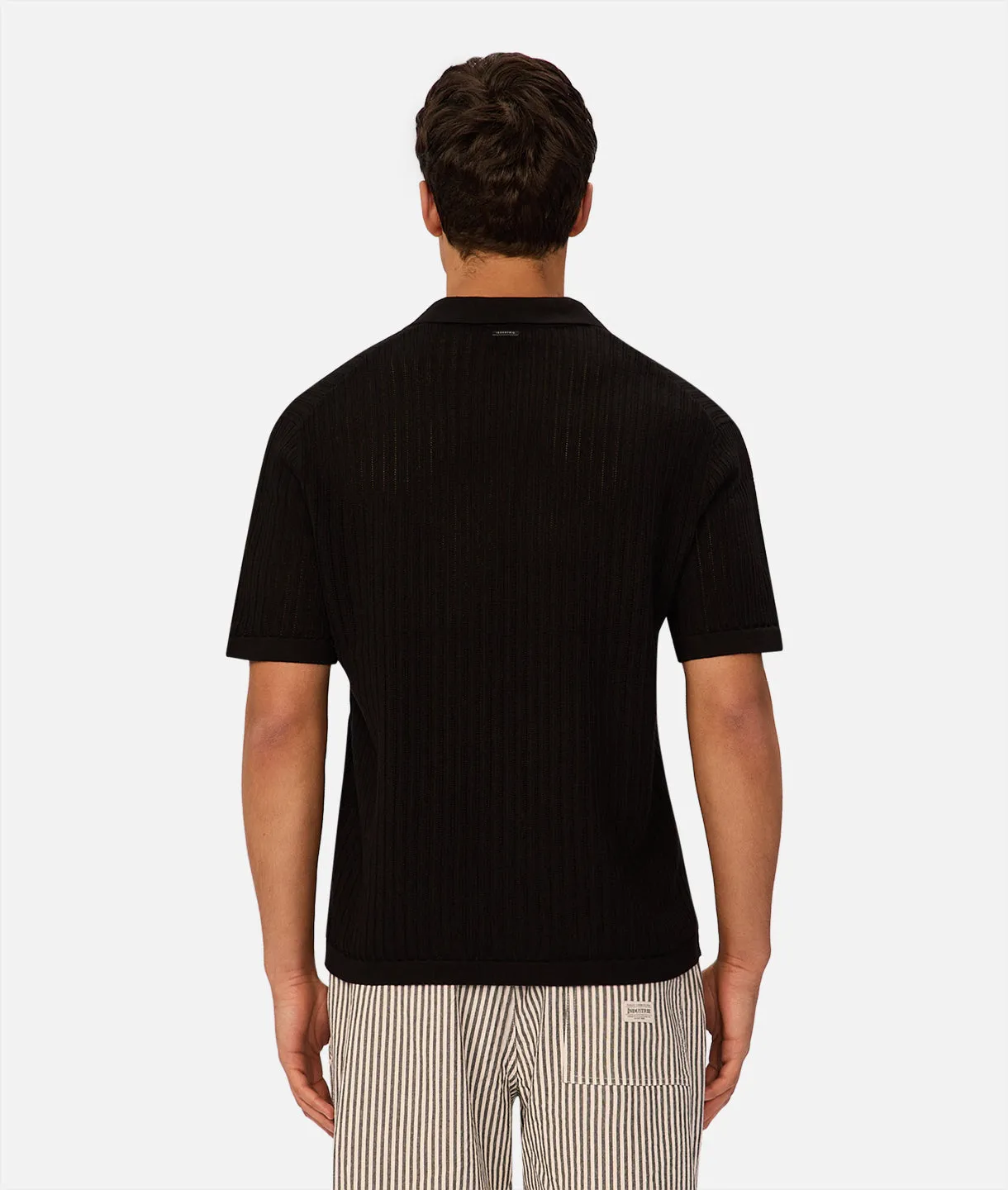The Poolside Polo - Black sold by Industrie Clothing product image thumbnail 4