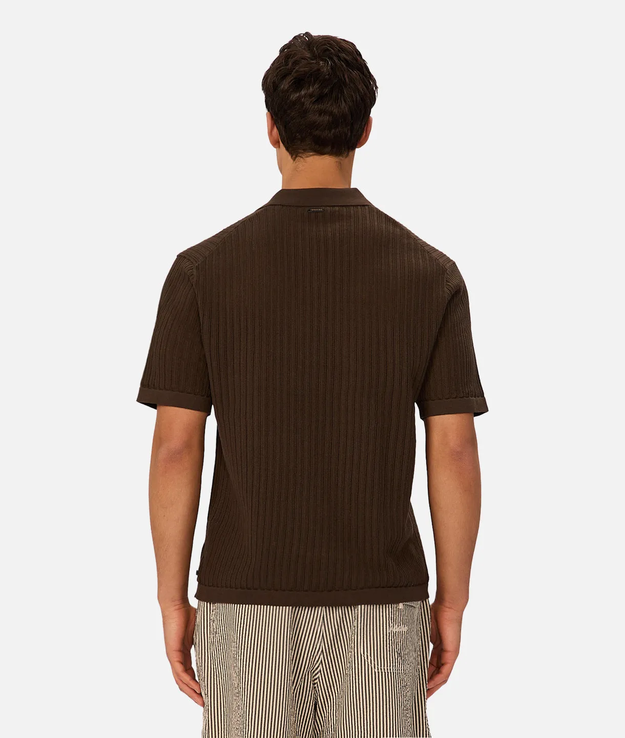 The Poolside Polo - Dark Teak sold by Industrie Clothing product image thumbnail 5