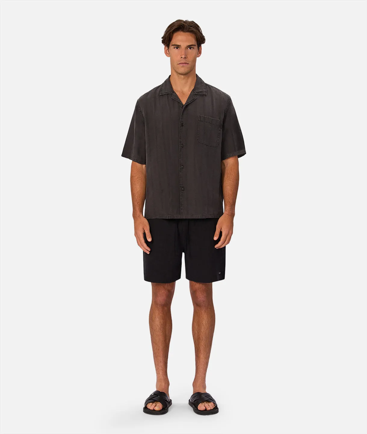 The Andreas Short Sleeve Shirt - Granite sold by Industrie Clothing product image thumbnail 5