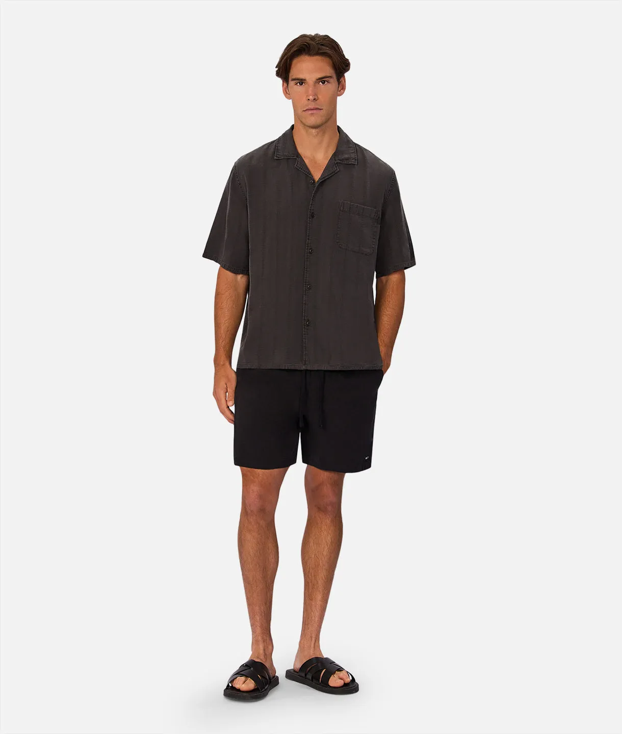 The Andreas Short Sleeve Shirt - Granite sold by Industrie Clothing product image thumbnail 2