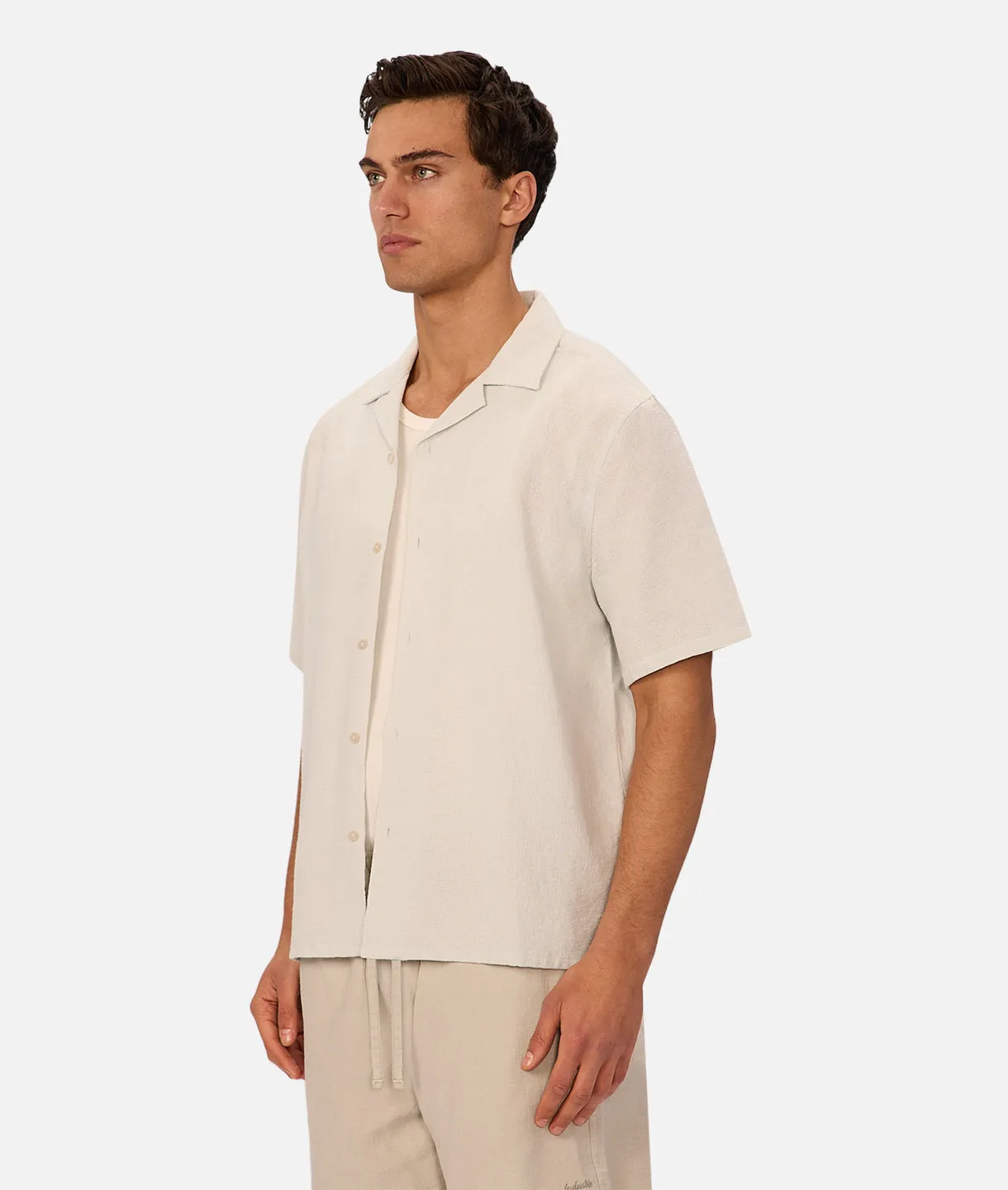 The Marbella Short Sleeve Shirt - Ice sold by Industrie Clothing product image thumbnail 4