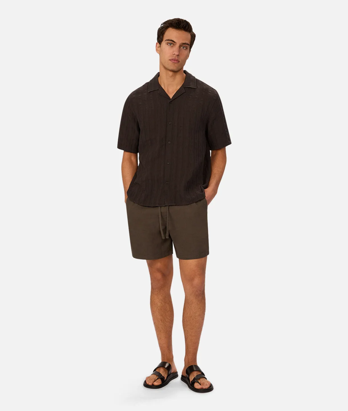The Modello Short Sleeve Shirt - Onyx sold by Industrie Clothing product image thumbnail 3