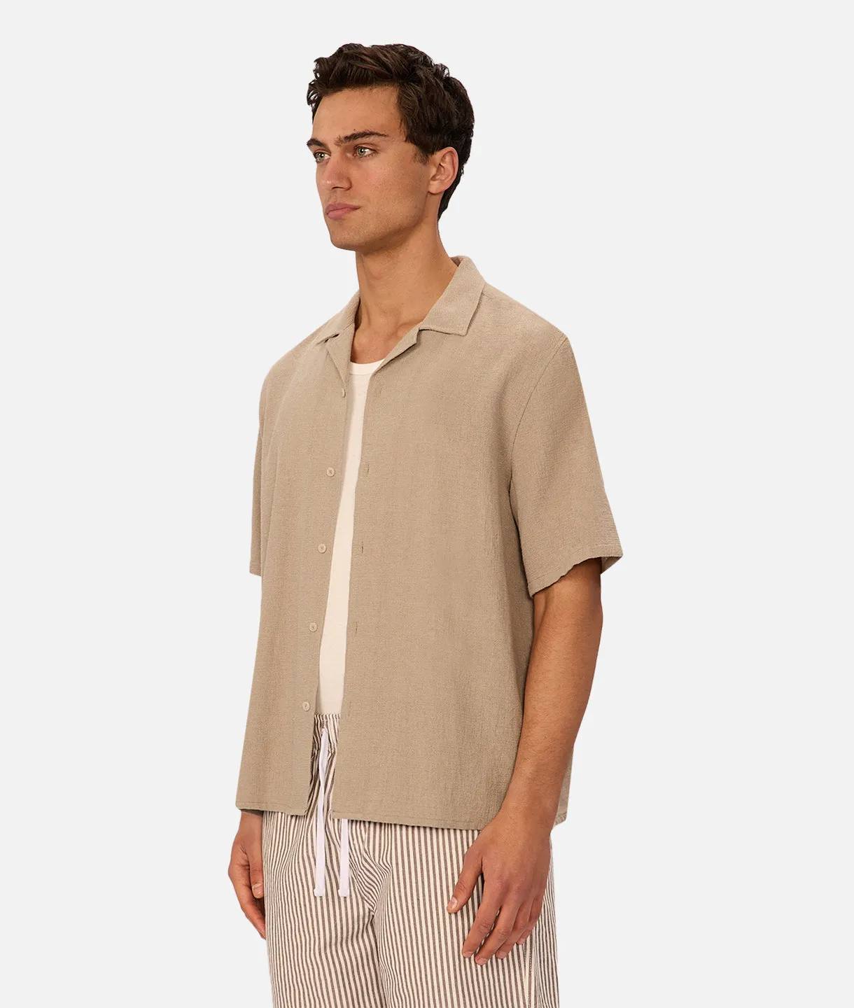 The Marbella Short Sleeve Shirt - Rhino sold by Industrie Clothing product image thumbnail 3