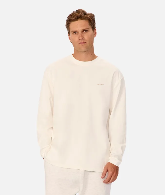 The Newport Long Sleeve Tee - Chalk sold by Industrie Clothing