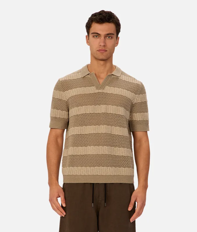 The Menorca Polo - Olive Stone sold by Industrie Clothing