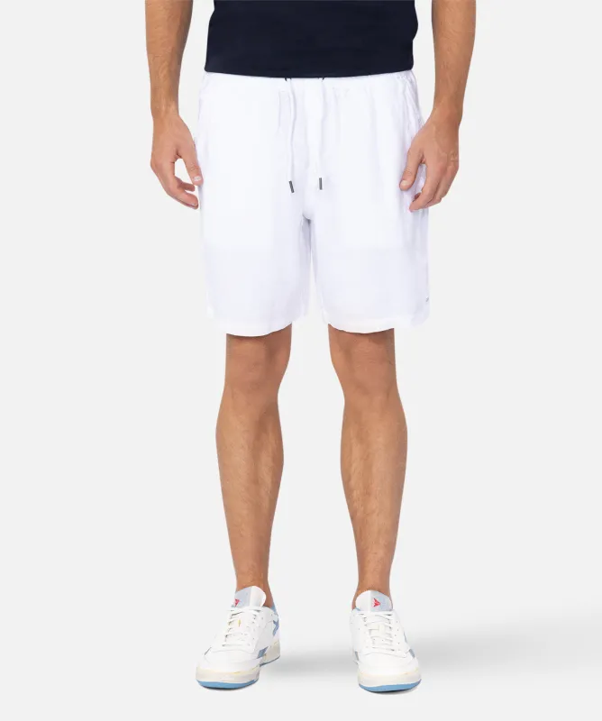 The Marina Linen Short - Antique White sold by Industrie Clothing