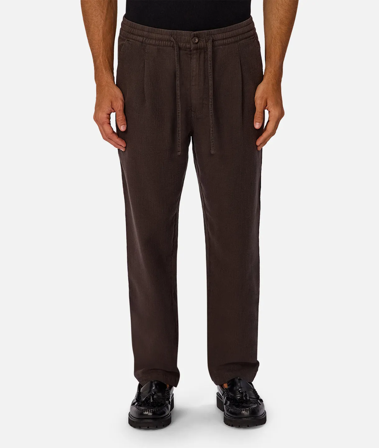The Mallorca Pant - Dark Aubergine sold by Industrie Clothing