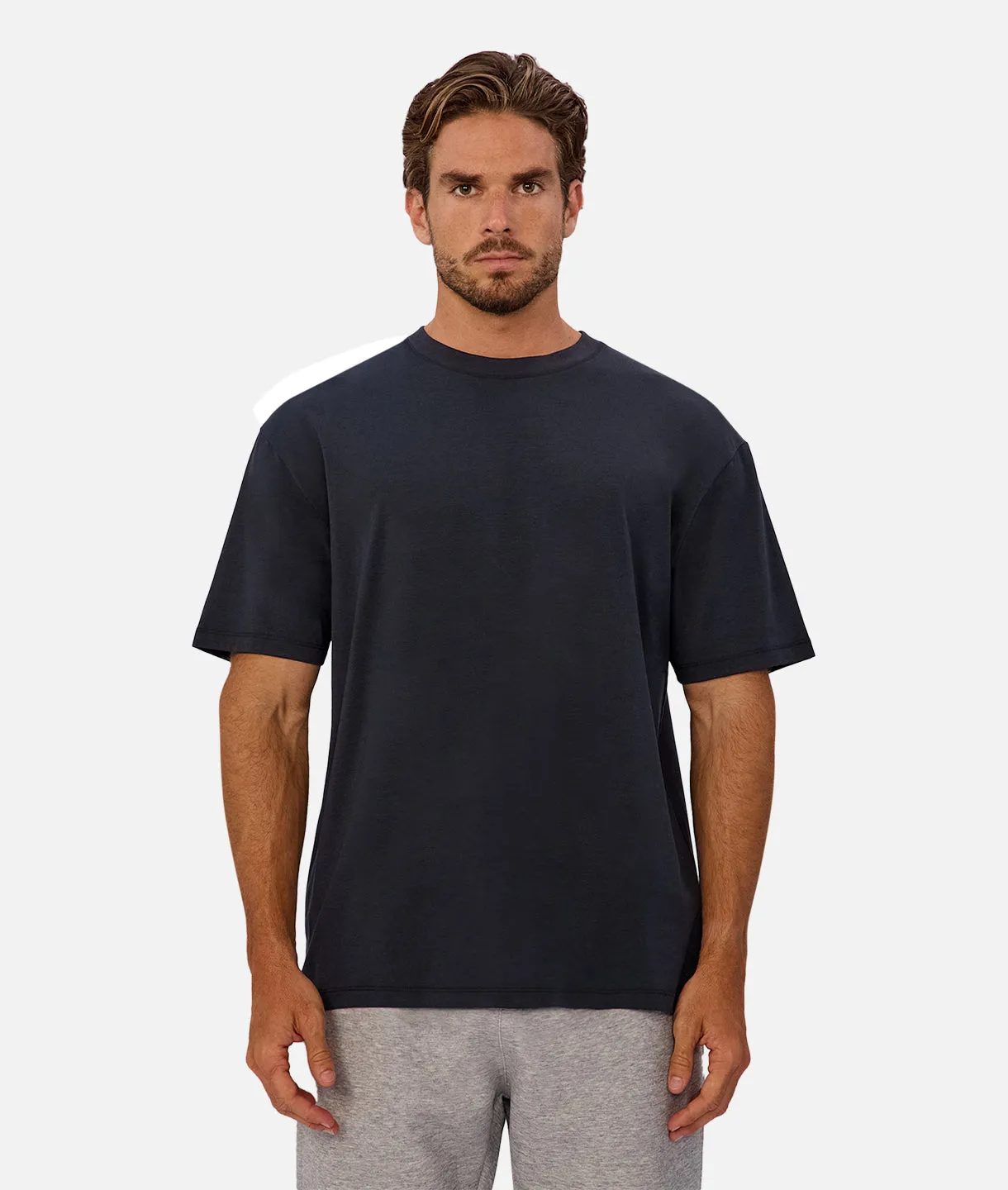 The Freeman Athletic Tee - Tech Midnight sold by Industrie Clothing