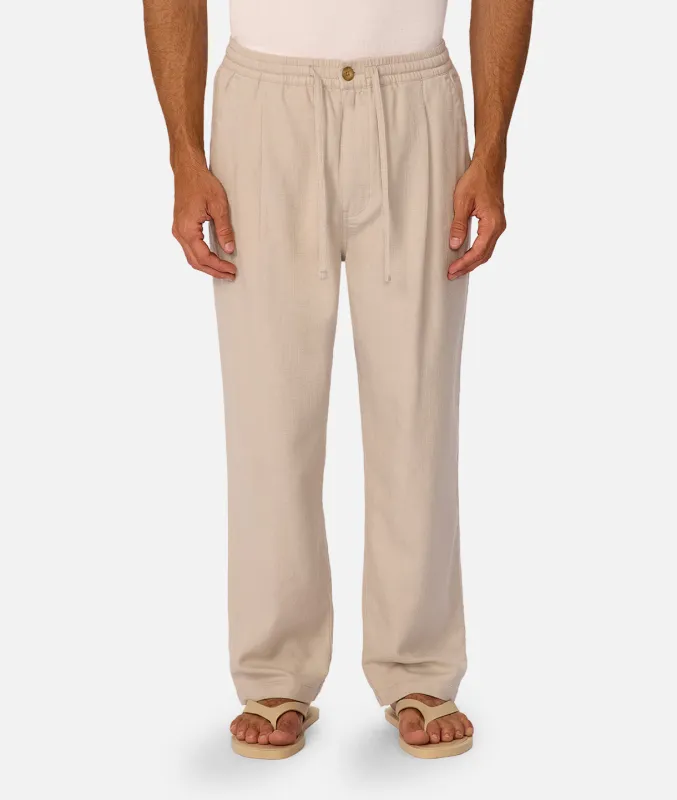 The Relaxed Mallorca Pant - New Stone sold by Industrie Clothing