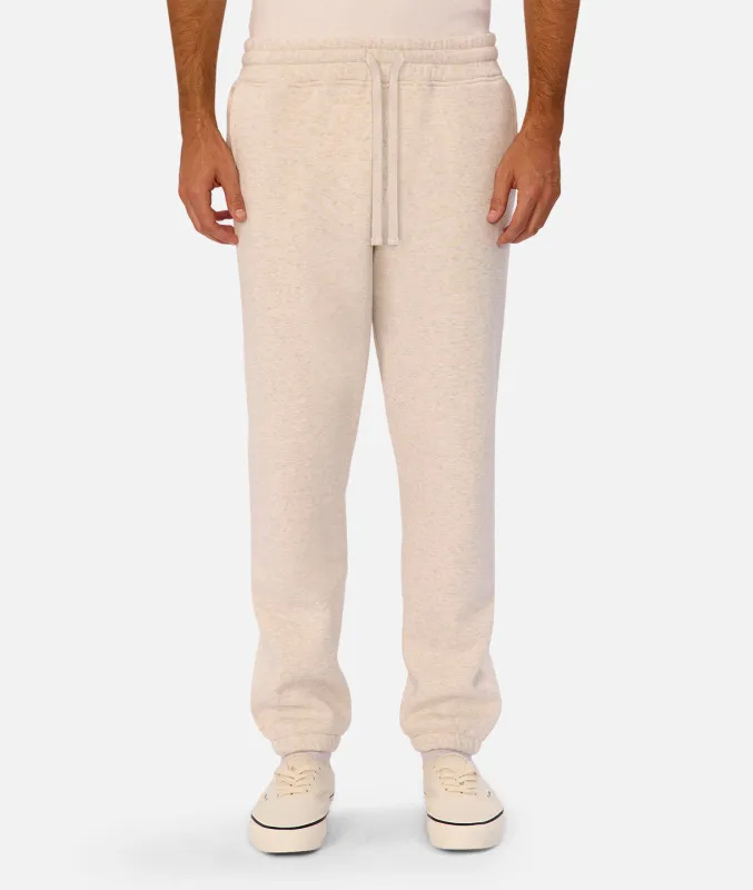 The New Del Sur Marle Trackpant - Oat Melange made by Industrie Clothing