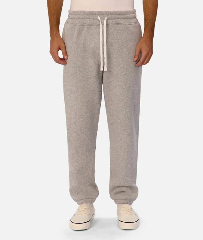 The New Del Sur Marle Trackpant - Mid Grey Marle made by Industrie Clothing