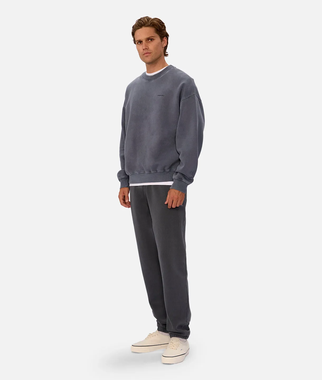 The New Del Sur Washed Trackpant - Slate sold by Industrie Clothing product image thumbnail 3