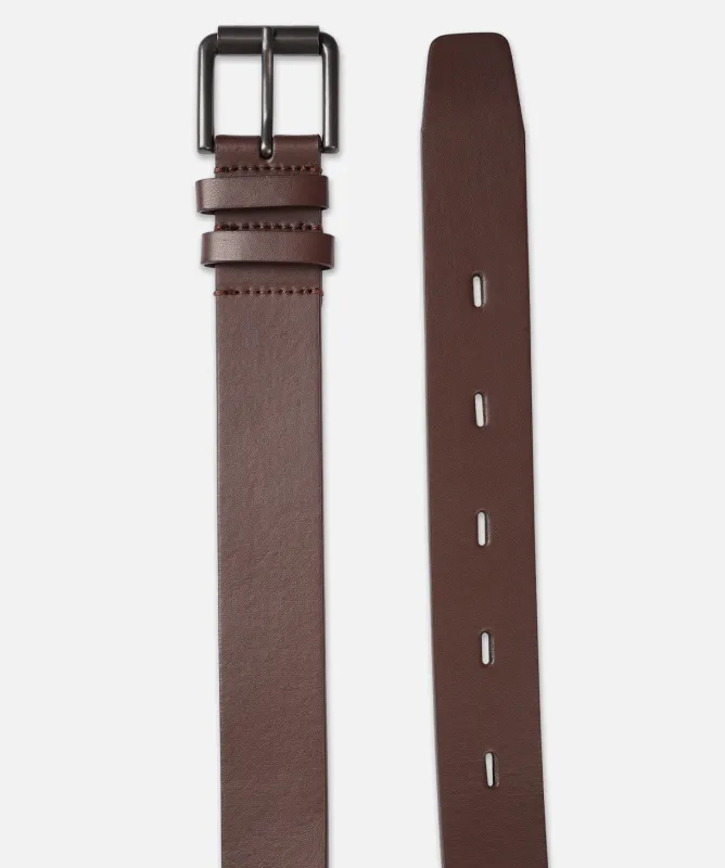Mens Wide Pu Belt - Brown sold by Industrie Clothing