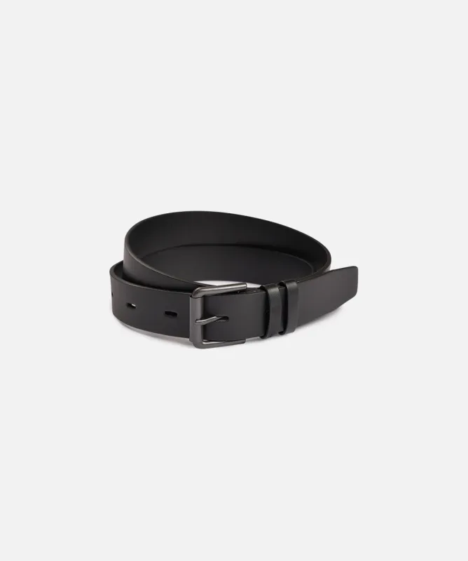 Mens Wide Pu Belt - Black sold by Industrie Clothing