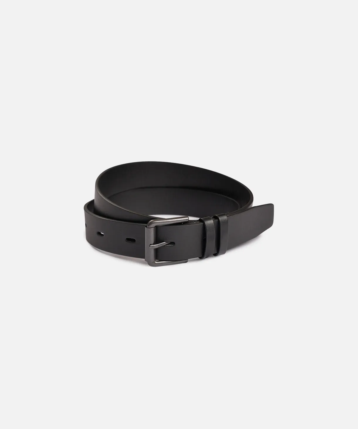 Mens Wide Pu Belt - Black sold by Industrie Clothing