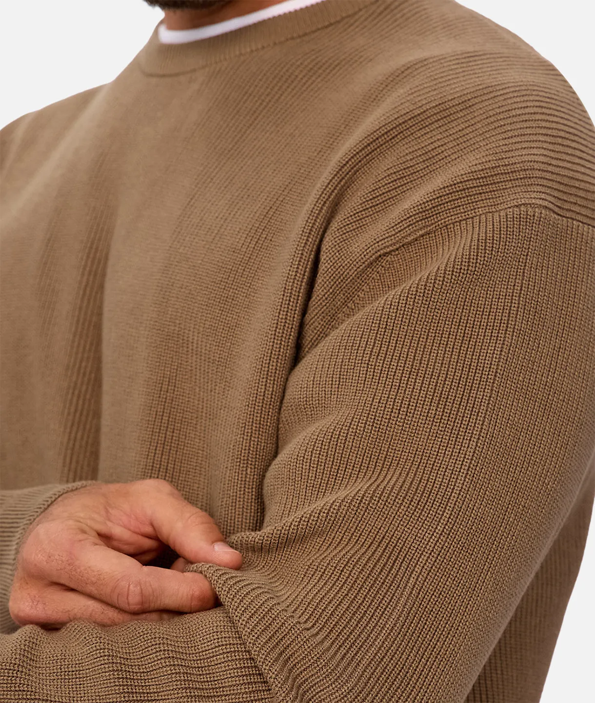 The New England Crew Knit - Acorn sold by Industrie Clothing product image thumbnail 2