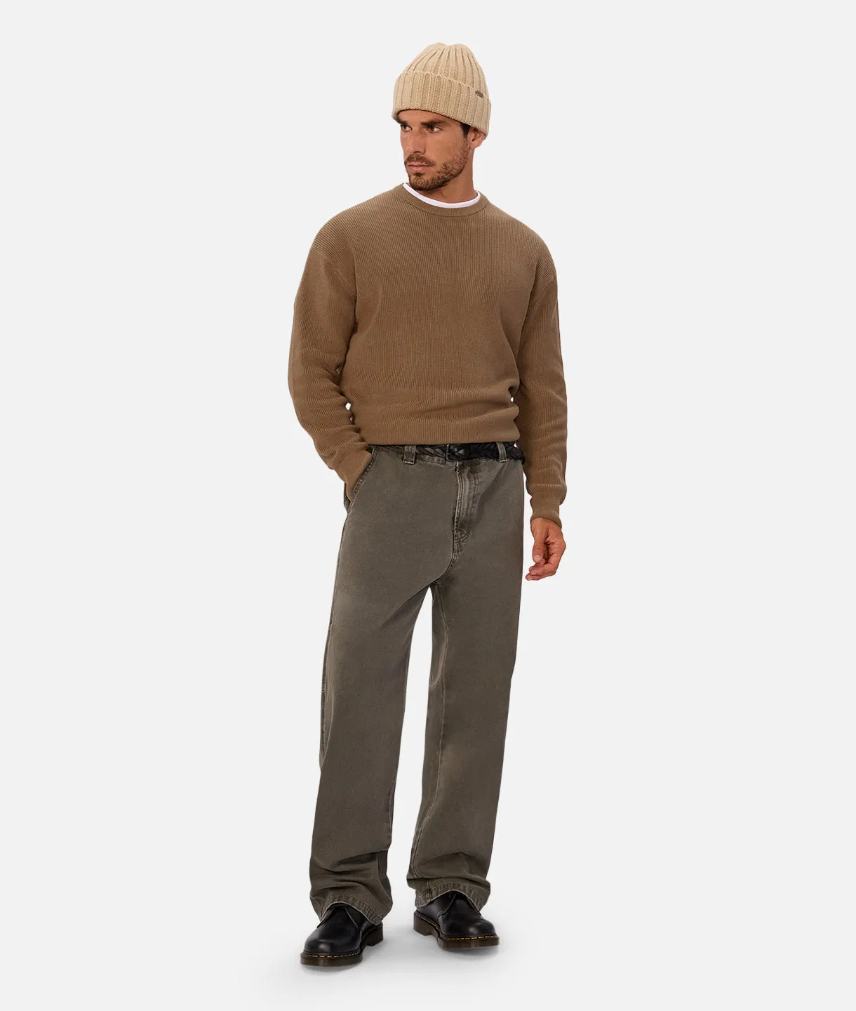 The New England Crew Knit - Acorn sold by Industrie Clothing product image thumbnail 3