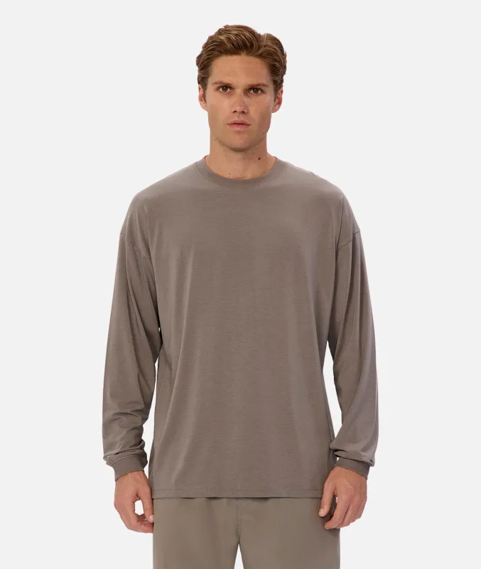 The Freeman Long Sleeve Tee - Basil sold by Industrie Clothing