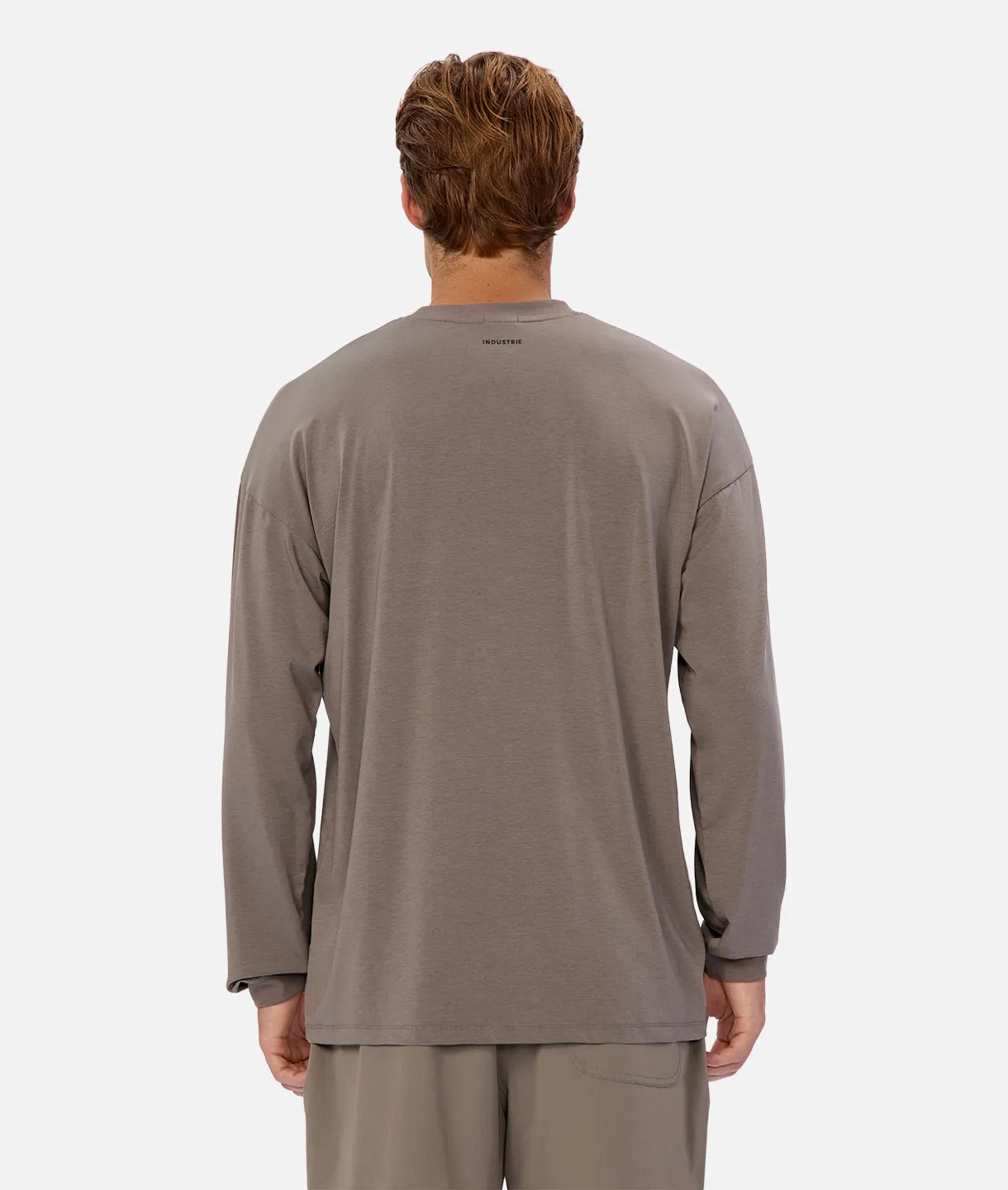 The Freeman Long Sleeve Tee - Basil sold by Industrie Clothing product image thumbnail 3